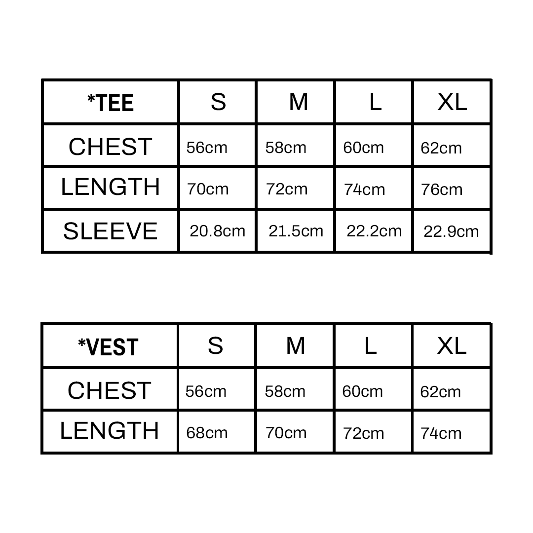 *23 TEE / VEST [SLATE]